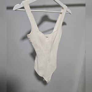 Abercrombie & Fitch Cream Bodysuit